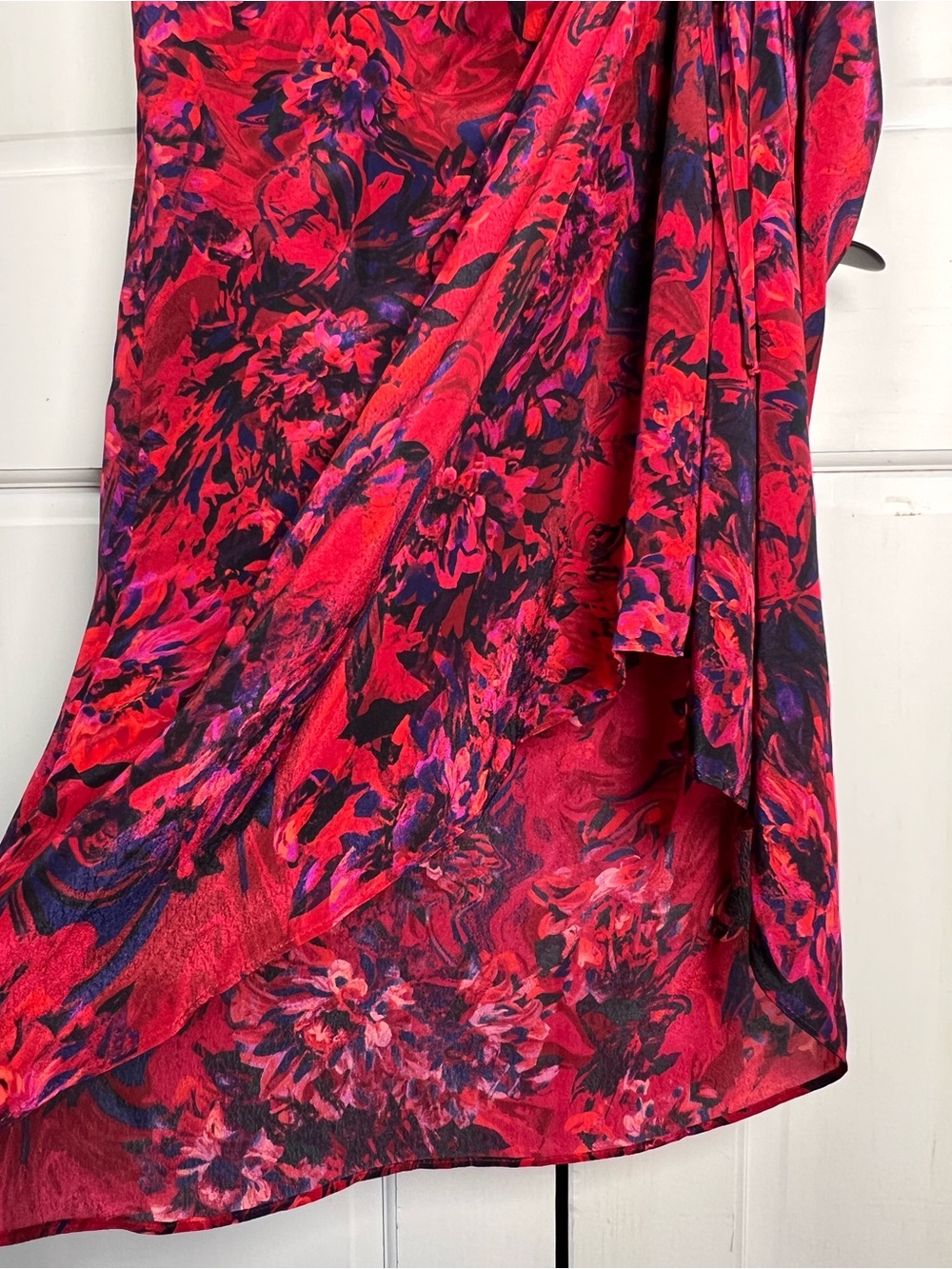NWT White House Black Market Kaleidoscope Indulgent Ruched Midi Dres Sz 10 - Picture 5 of 12